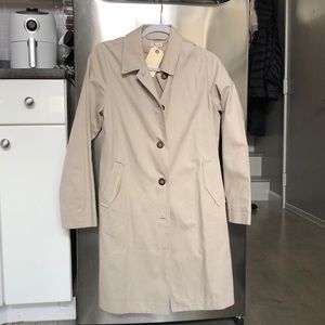 Garnet Hill Pea coat - new from outlet store. size 4, tan color